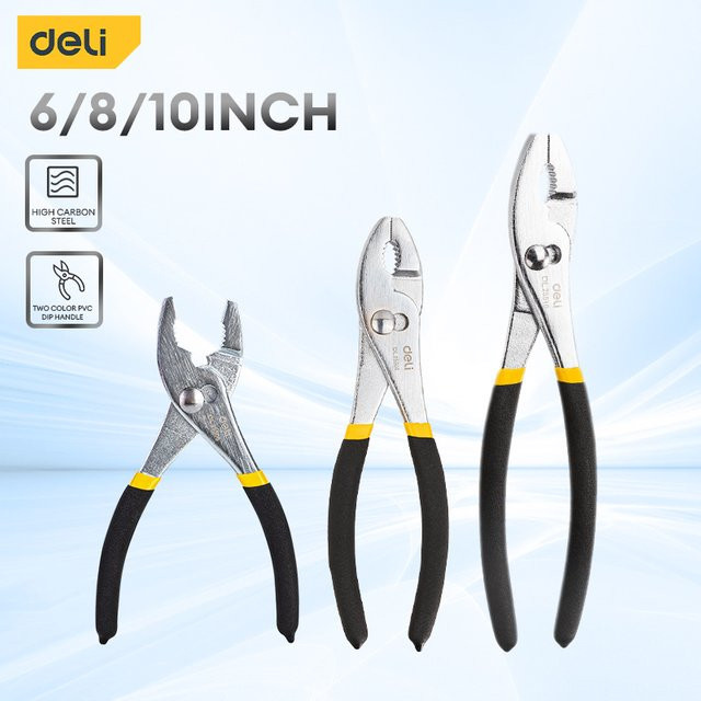 Deli Gleitgelenkzange für Karpfen und Angler mit 2-stufiger Verstellung in den Größen 6, 8 und 10 Zoll - Bild 1