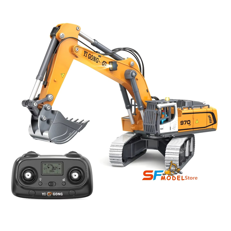 SMODELF Minibagger, Simulationsmodell, 1:50, mit Licht und Ton - Bild 4