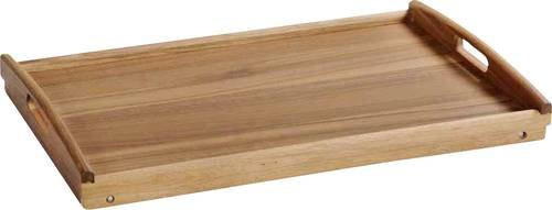 Kesper Holztablett mit Klappfüßen in Braun B/H/T: 55 x 24 x 35 cm - Bild 1