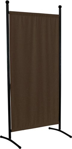 Sichtschutz Paravent von ANGERER FREIZEITMÖBEL aus Stahl und Polycarbonat in Braun, H x B: 178 x 82 cm - Bild 1