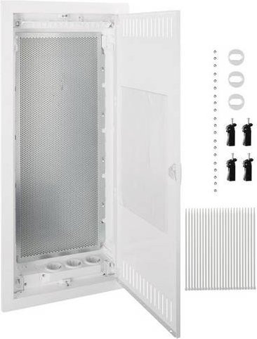 Hager VH48MMV Multimedia-Verteiler für Hohlwände, 4 Reihen, Weiß - Bild 1