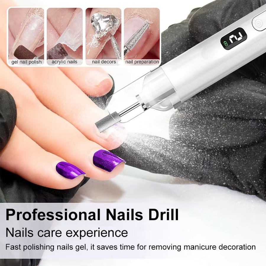 PEICON Nagelbohrmaschine, elektrischer Nagelpolierer, UV-Nagellampe - Bild 2