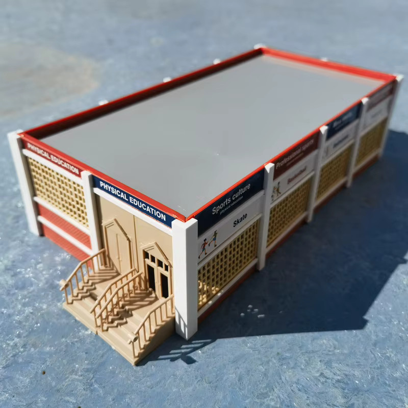 FunTrying Fitnessstudio Modellbau Kit, 1:87 (Spur H0), Kunststoff - Bild 2