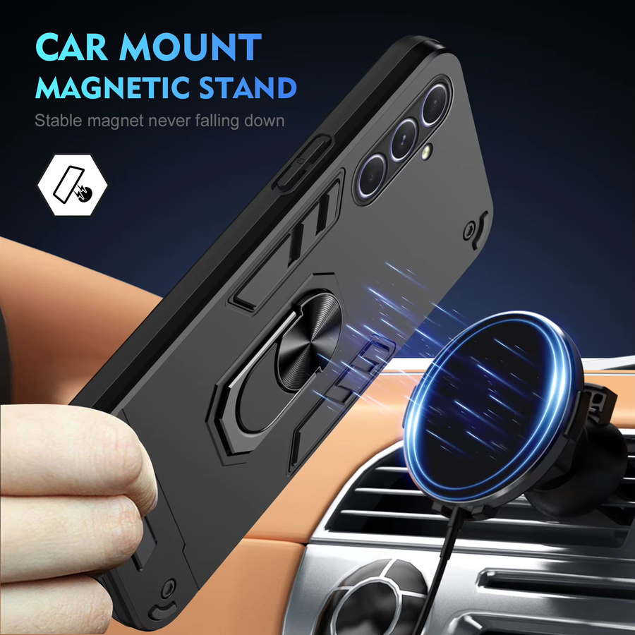 Magnetische Schutzhülle für Samsung Galaxy A55 A35 A14 A15 A05S A54 A34 A33 A53 A71 A51 A52 in Blau und Schwarz - Bild 2