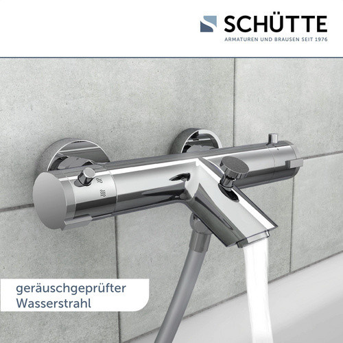 Schütte Thermostat Wannenfüllarmatur London in Chrom mit Eco-Stopp-Funktion und Sicherheitssperre - Bild 2