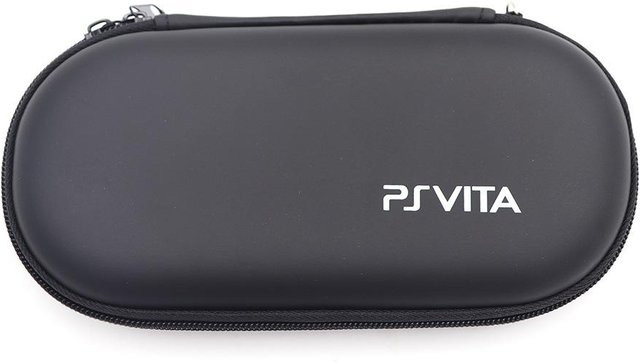 Stoßfeste EVA Hartschalen-Tasche für Sony PlayStation PS Vita PSV 1000 und PS Vita 2000 Slim in Schwarz - Bild 1