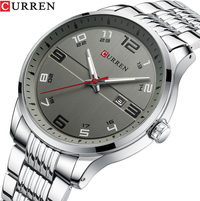 CURREN Armbanduhr, Quarz, Edelstahl, Herren - Bild 1