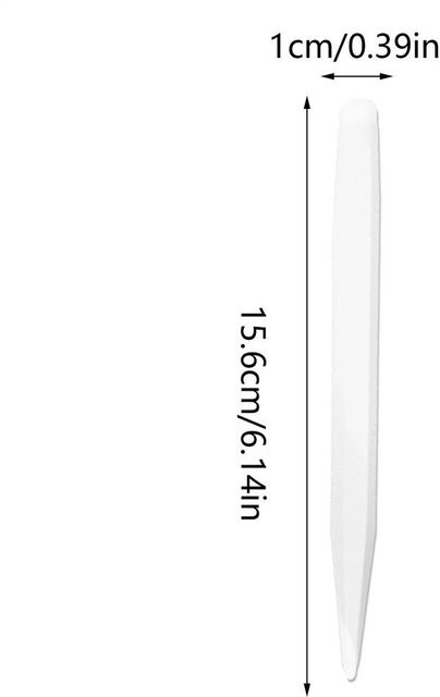 Femme Couture Elektronischer Whiteboard-Stift mit Doppelspitze in Weiß - Bild 1