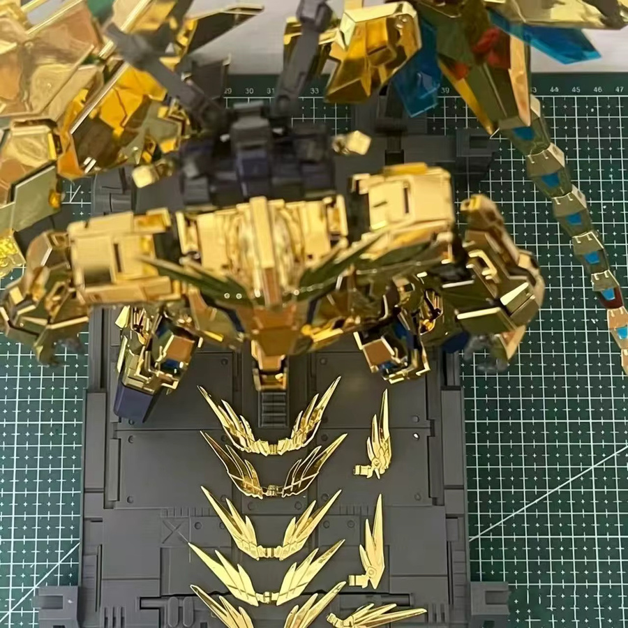 SHENSHOU MGEX Phenex MG 1/100 Rx-03 Unicorn 03NT, Kunststoffmodell mit LED - Bild 2
