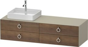 Duravit Waschtischunterschrank White Tulip in White, Breite: 160 cm, Tiefe: 55 cm - Bild 1