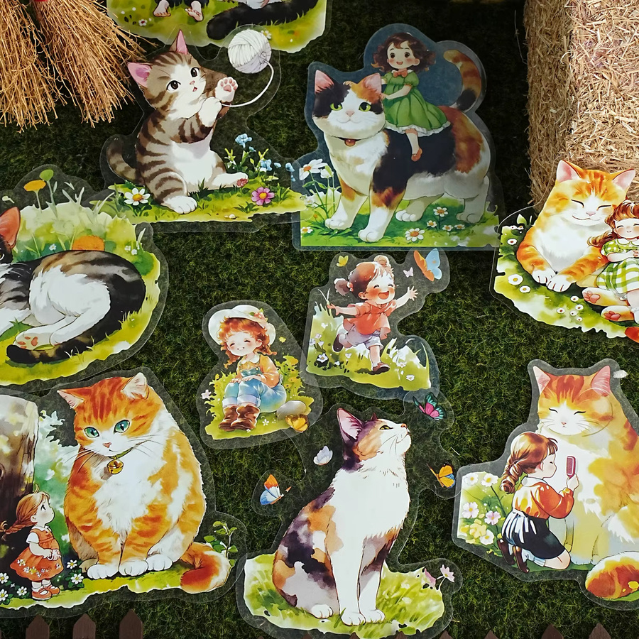 Etori Life Katze Märchen Baby- und Katzen-Aufkleber, 10-teiliges Set, multicolour - Bild 3