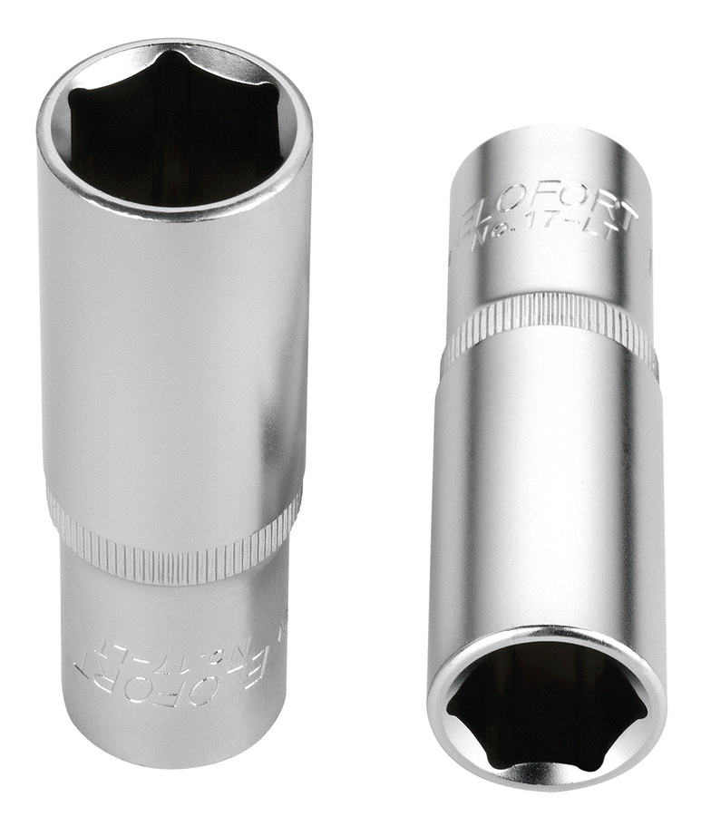 Elofort Sechskant-Steckschlüssel-Einsatz 1/2 Zoll, lang, 19 mm, Silber - Bild 1