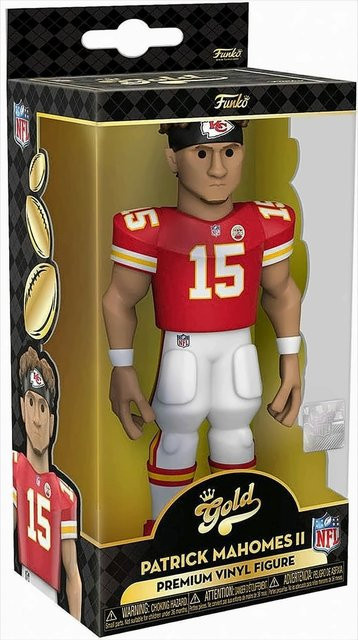 Funko Chiefs Patrick Mahomes Vinyl Gold Figur 13 cm - Bild 1