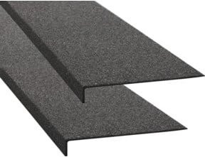 Moravia Antirutschwinkel aus Kunststoff in Schwarz, B/T/H: 23,0 x 60,0 x 3,0 cm - Bild 1