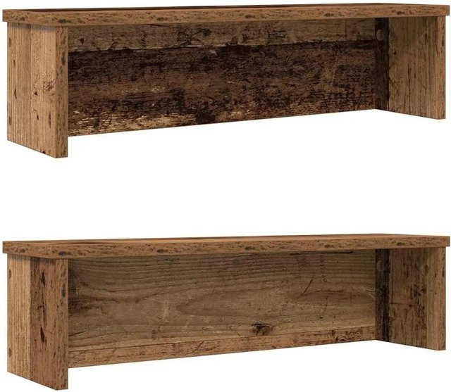 vidaXL Küchenregale Stapelbar 2er Set in Altholz-Optik, B/T/H: 50 x 15 x 16 cm - Bild 1