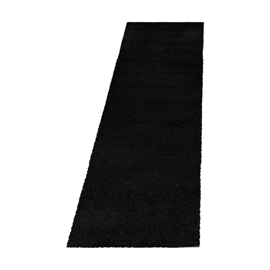 Ayyildiz Hochflorteppich Sydney Shaggy Schwarz B: 80 cm, L: 250 cm - Bild 6