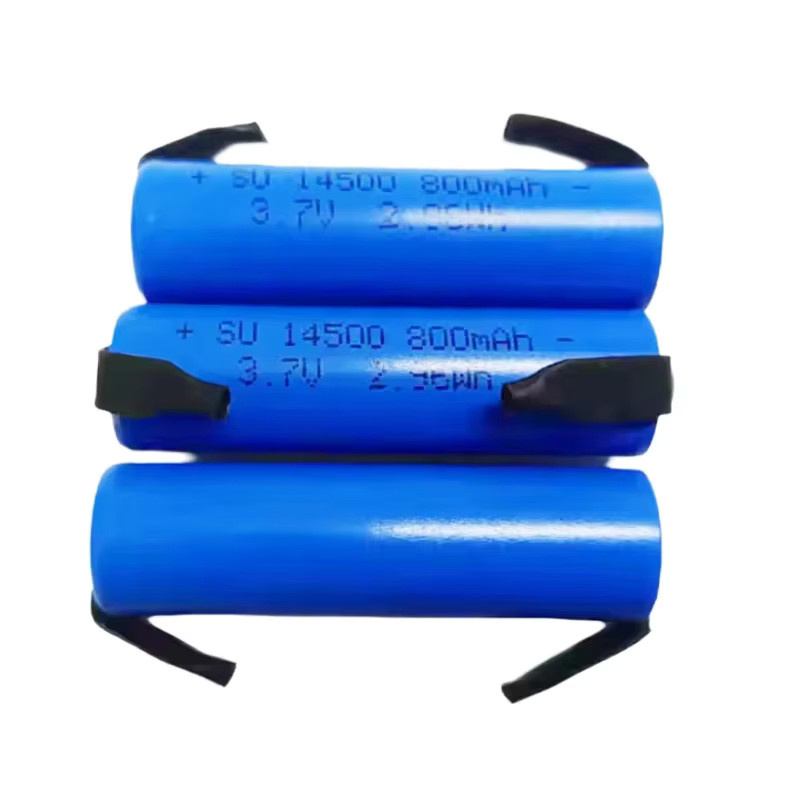 SUYIJIA Li-Ionen-Akku ICR14500 3,7 V 800 mAh wiederaufladbare AA-Batterie in Blau - Bild 2