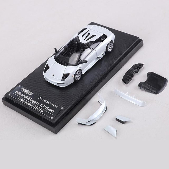 Linyi toy car Murciélago Lp640 Cabrio/Hardtop Sportwagen, Legierungsmodellauto, 1:64, ab 14 Jahren - Bild 1