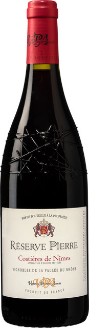 VIGNERONS PROPRIETES ASSOCIES Pierre Costières de Nimes Rotwein, Grenache/Syrah, Rhône, 14,0 %, 0,75 l - Bild 1