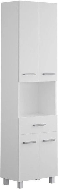 Vente-unique Badschrank Minela Weiß Breite: 50 cm - Bild 1
