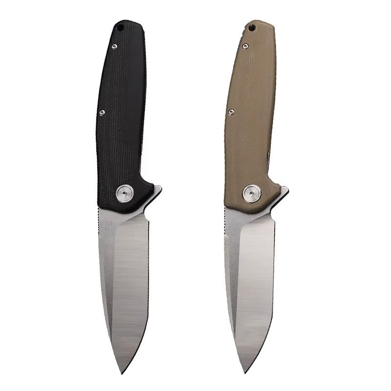 14C28N Klappmesser in Schwarz für Outdoor, Camping und Jagd als tragbares Mehrzweckmesser und EDC-Werkzeug - Bild 2