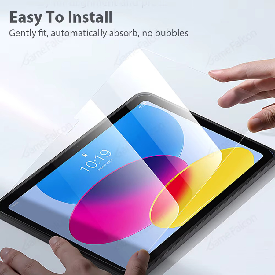 2 Stück Apple iPad Displayschutzfolie aus gehärtetem Glas, transparent, passend für iPad Air 11 Zoll und 13 Zoll sowie iPad 10. Generation - Bild 5