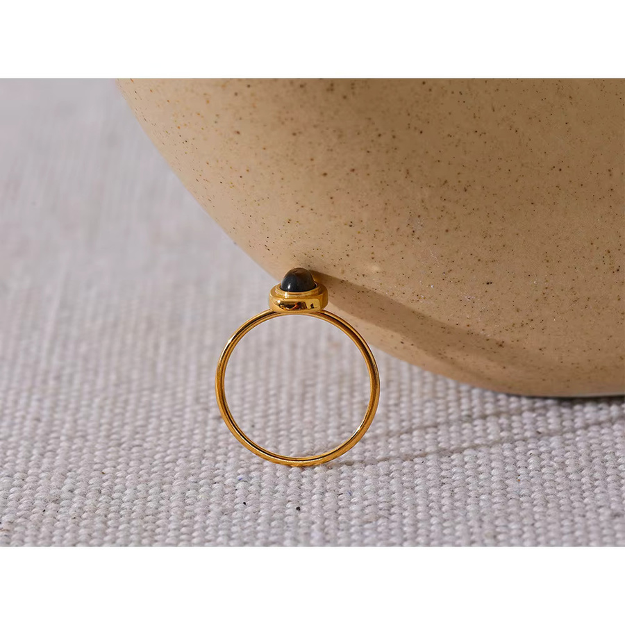 Yhpup Ring Edelstahl, Gold, Damen - Bild 3