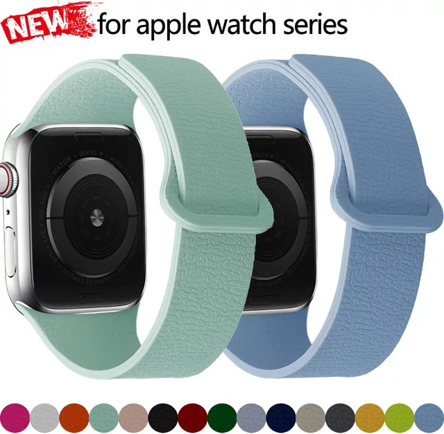 FancyWrist Uhrenarmband Silikon, Litschi-Muster, Apple Watch Ultra - Bild 1