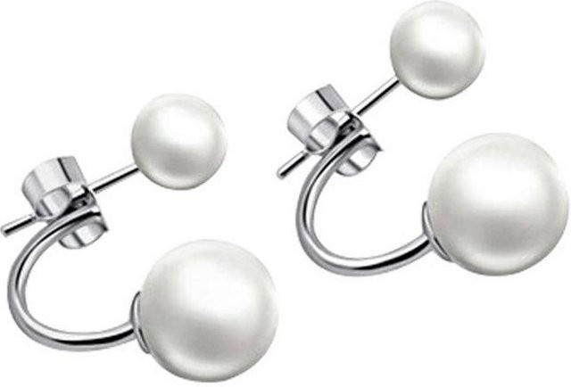 Wucifang Jewelry Ohrringe, Perle, Silber, Weiß, Damen - Bild 1