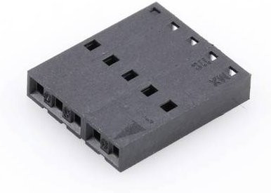 Molex Buchsengehäuse-Kabel Schwarz, 5 Polzahl, Rastermaß: 2.54 mm, 50579005 - Bild 1