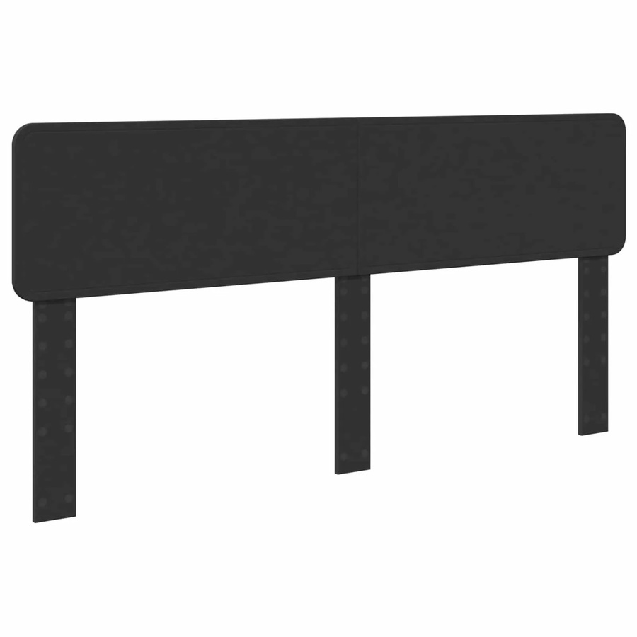 vidaXL Kopfteil in Schwarz und Eichen-Optik aus Holzwerkstoff, Breite: 180 cm - Bild 2