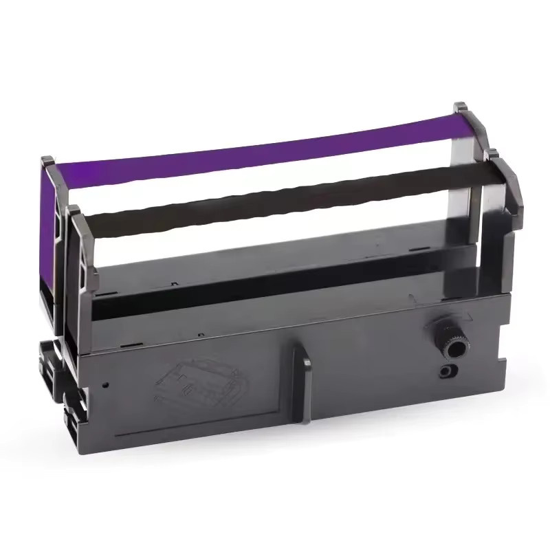10er Set Epson Druckerband für ERC39 ERC43 GP-7635III GP7645 GP76NI XP76II 76IIH mit 76mm Bandhalter in Lila - Bild 2