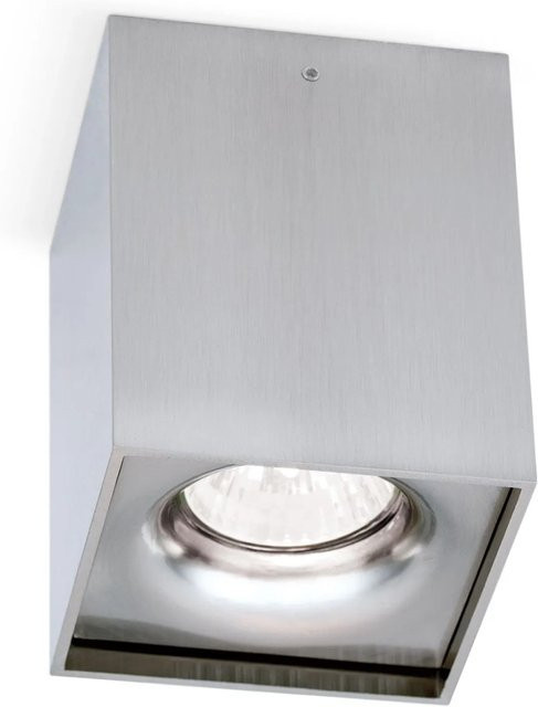 Orion Leuchten Aufbaustrahler Starlight Eckig in Satin/Nickel-matt mit GU10 Fassung aus Aluminium - Bild 1