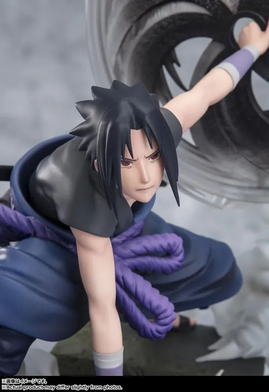 Figuarts ZERO Naruto Shippuden Uchiha Sasuke Mangekyo Sharingan Licht und Dunkelheit Komplettfigur aus Kunststoff, mehrfarbig, Höhe: 20 cm - Bild 6