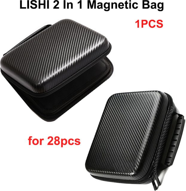 Hot lishi 2 in 1 Werkzeugkasten mit magnetischem Gehäuse für 28 Stück Lishi Werkzeuge, Farbe: Schwarz - Bild 1