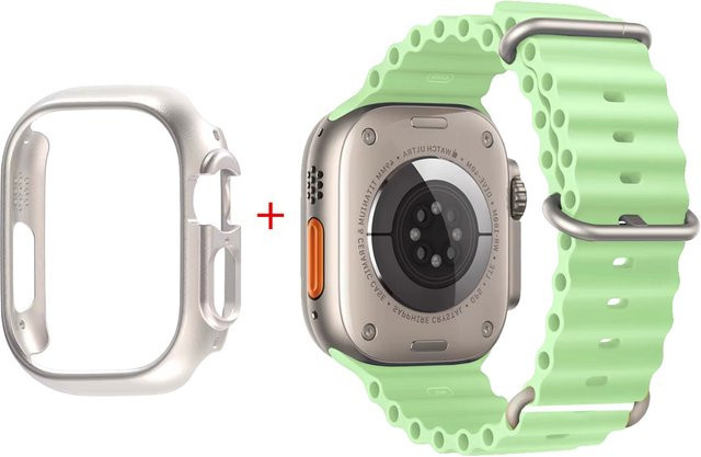 RMUTANE Uhrenzubehör, Gehäuse und Armband für Apple Watch Ultra 3, 49 mm, Kunststoff, Transparent, Unisex - Bild 1