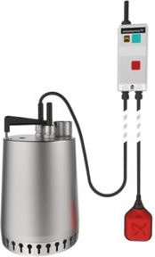 Grundfos Schmutzwasserpumpe UNILIFT AP12.40.08.3 in Silber aus Edelstahl mit Rp 1 1/2 IG, 3x400 V und 10 m Leitung - Bild 1