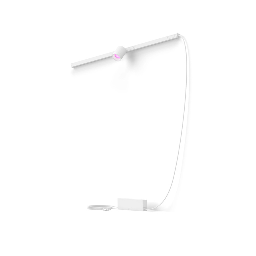 Philips Perifo Basis-set Gerade Wandleuchte Weiß mit 1 Spot für Philips Hue - Bild 1