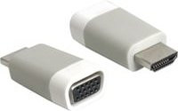 Delock HDMI-A Stecker auf VGA Buchse Adapter in Grau oder Weiß - Bild 1