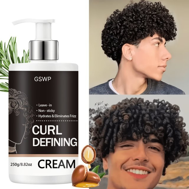 GSWP Herren Locken-Feuchtigkeitscreme für lockiges Haar - Bild 1