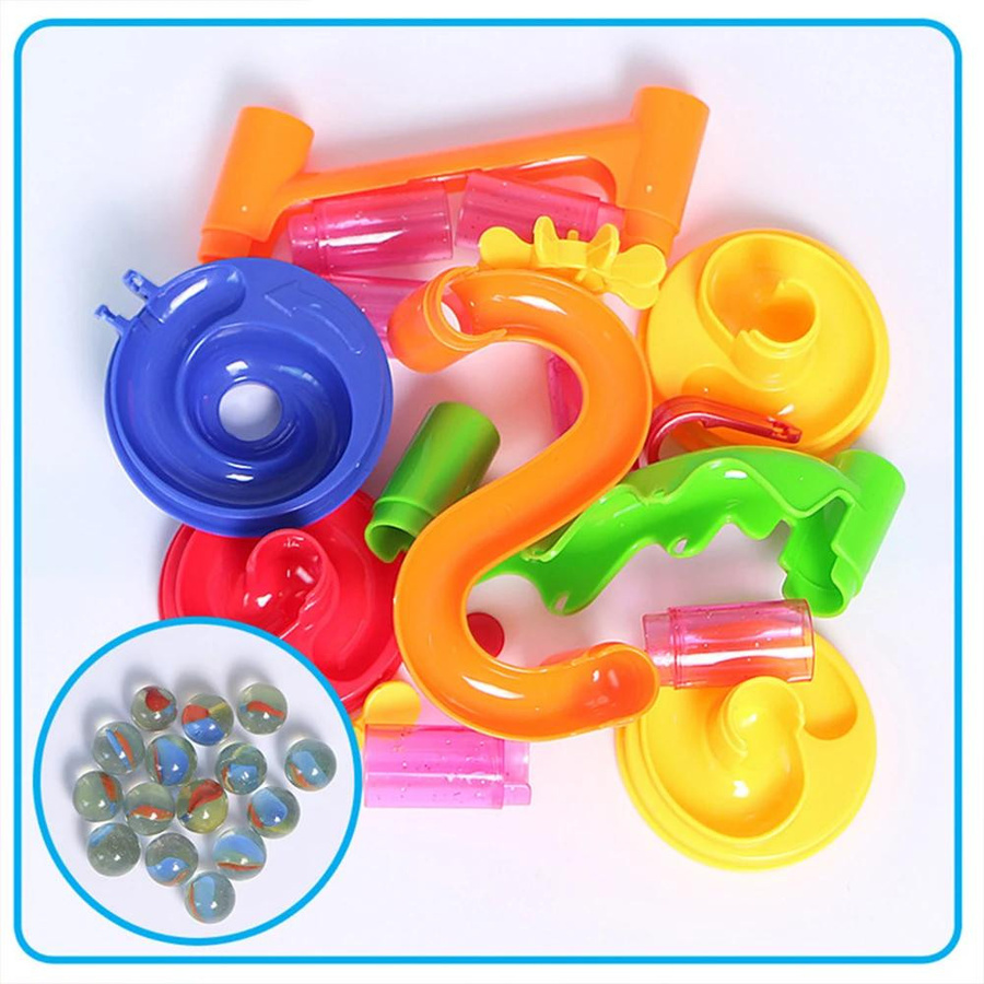 XDR Labyrinthbälle Bahn Bausteine Spielzeug 29-teiliges Set 4-6 Jahre - Bild 2