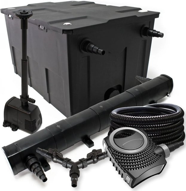 Sunsun Teichfilter Neo10000 mit 80W Pumpe und 60000L Klärleistung in Schwarz - Bild 1