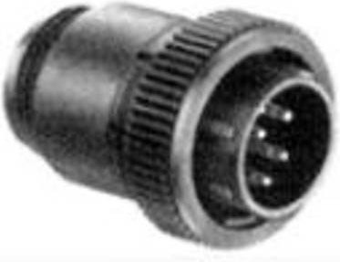 TE Connectivity 211768-1 CPC Rundstecker Stecker gerade, 9 Pol, Schwarz - Bild 1