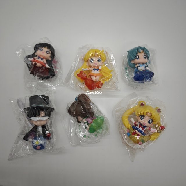 Bandai Sailor Moon Mädchenfigur, 6-teiliges Set - Bild 1