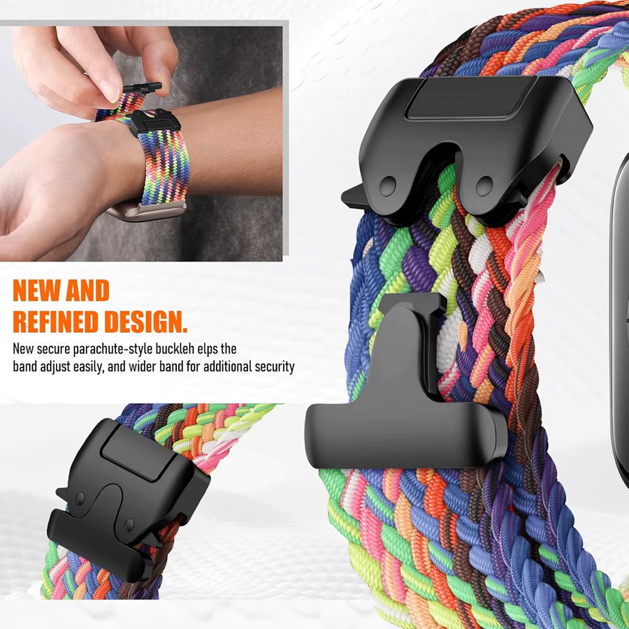 CAOWTAN Smartwatch-Armband, Nylon, Multicolor, Unisex - Bild 6