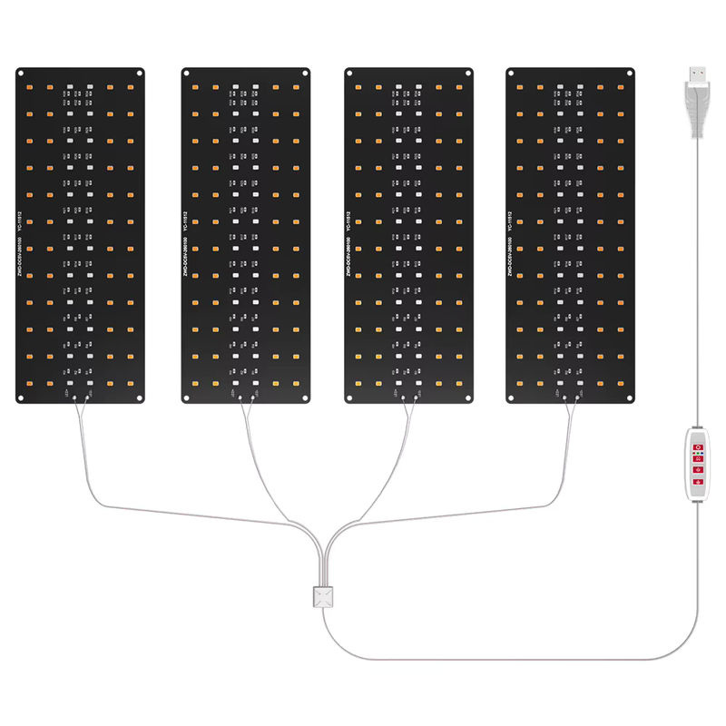 NJHIKG Vollspektrum LED Pflanzenlampe mit USB-Anschluss für Hydrokultur und Zimmerpflanzen - Bild 4
