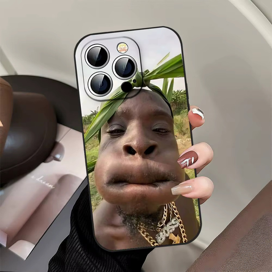 Mesuca Handyhülle mit lustigem Motiv für iPhone 11 bis iPhone 17 Pro Max, Schwarz - Bild 5
