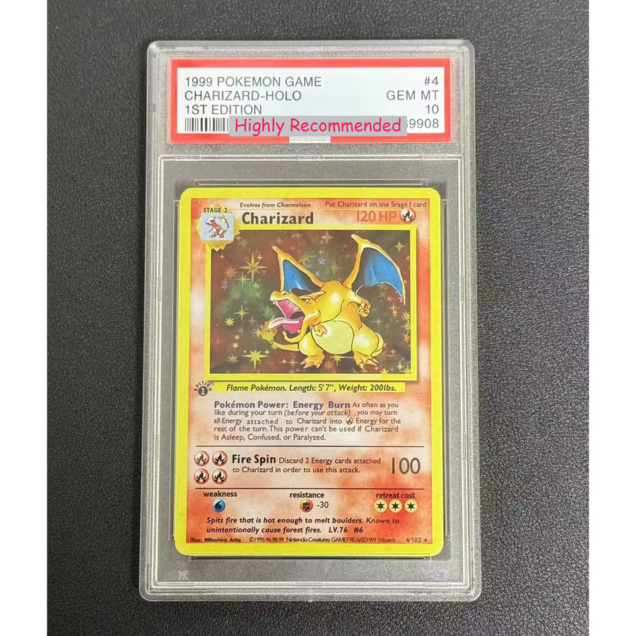 Bandai Pokémon Charizard Sammelkarte Kopie, Klassische Anime-Karte - Bild 2