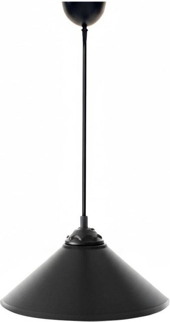 Opviq Pendelleuchte schwarz aus Polycarbonat und Metall, E27, B/T/H: 6,5 x 25 x 50 cm - Bild 1