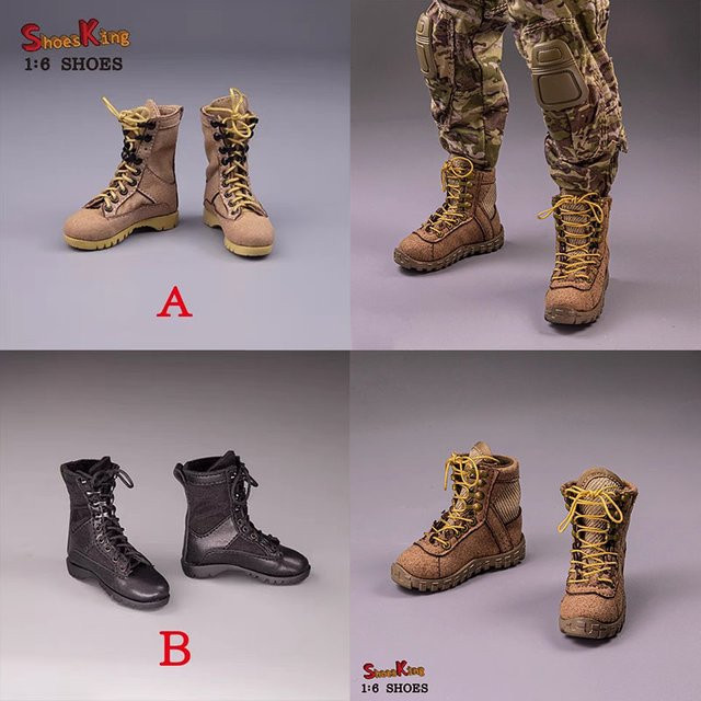 MAK Männliche Kampf Stiefel Armee, Zubehör, 1/6 Skala, Braun - Bild 1